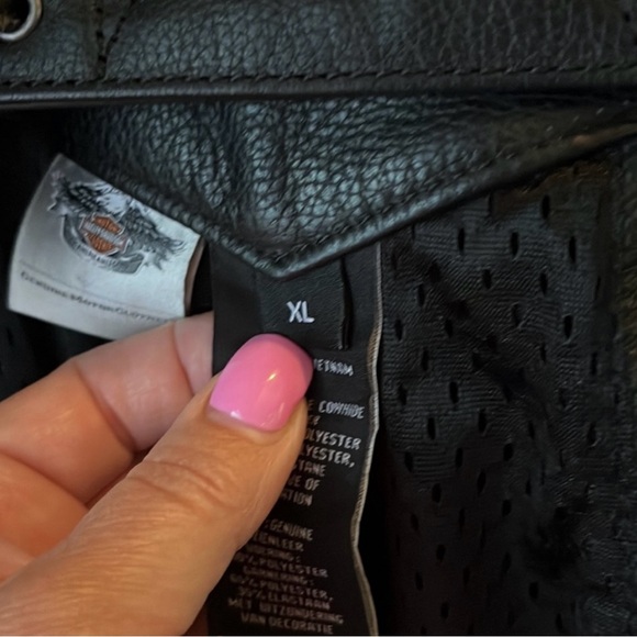 Women’s XL Harley Davidson leather fringe chaps - Picture 6 of 14